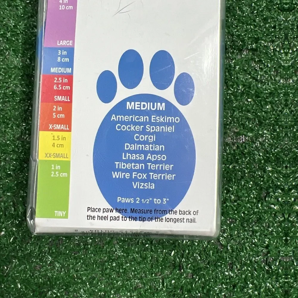 Protex Medium Blue Rubber Dog Boots‎ Reusable Waterproof New